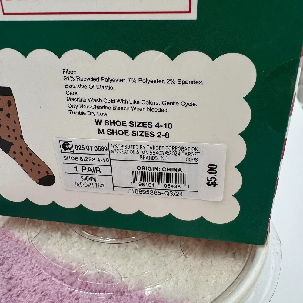 Sweet Socks 2 Pair Ice Cream Cookie‎ Novelty Socks Gift Set NEW